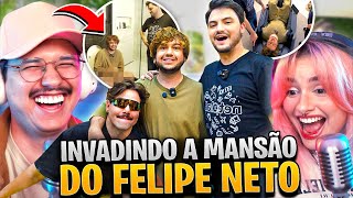 BRINO E T3DDY INVADIRAM A MANSÃO DO FELIPE NETO  React Bruninzor [upl. by Giorgia]