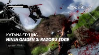 Ninja Gaiden 3 Razors Edge  Katana Styling [upl. by Margaret]