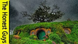 GUIDED SLEEP MEDITATION SHELTER IN THE HOBBIT SHIRE LOTR ASMR [upl. by Euqinna]