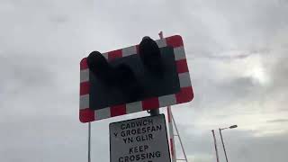 Intro to Llanelli East Level Crossing Carmarthenshire 211024 [upl. by Nassah395]