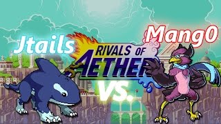 Rivals of Aether Mango Wrastor vs Jtails Orcane [upl. by Noryb]