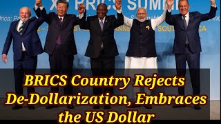 Which BRICS Country Rejects DeDollarization Policy  BRICS Summit  Breaking news world [upl. by Dlaner]