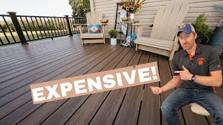 Deck pricing Composite Deck Project Overview with TimberTech Edge Prime  DIY [upl. by Girardo491]