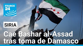 Siria rebeldes toman Damasco y provocan la caída de Bashar alAssad [upl. by Gottfried]