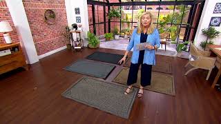 Grassworx 3 x 5 Outdoor Dirt Trapping Astroturf Mat on QVC [upl. by Nallid673]