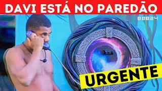 BBB 24 URGENTE DAVI ATENDE O BIG FONE e ESTÁ NO PAREDÃO [upl. by Ennahteb740]