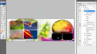 Automatic photo book album design in Photoshop cs3 Hindi tutorials [upl. by Justus]