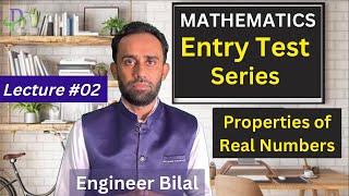 Properties of Real Numbers Class 11 Math NET ECAT ll NUSTNET Mathematics Preparation [upl. by Adolph]