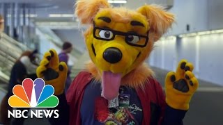 Furries Of Anthrocon Beneath The Fursuit  NBC News [upl. by Nylehtak]