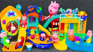 Pororo Unboxing 🐸 Satisfying Unboxing Peppa Pig Amusement Park Peppa Pig Playset  ASMR [upl. by Olen]