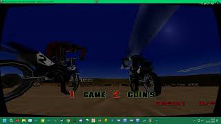 MAME 271  MOTORCROSS GO FULL ATTRACT MODE TEST 1  NAMCO SYSTEM 23  4k AMD Ryzen 5 RTX 3060 [upl. by Myna675]