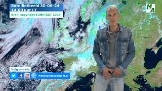 Weerbericht komende week zomerweer laat het vaker afweten wisselvallige start van juli [upl. by Adeuga]