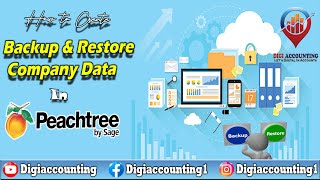 How to Create Backup amp Restore Company data in Peachtree [upl. by Fleurette]