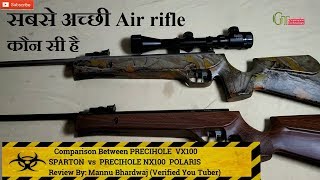 precihole VX100 Sparton vs Precihole NX100 Polaris Air rifle comparison  Which one is best [upl. by Borszcz]