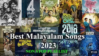 Latest Malayalam Songs 2023 till Junetop15Best NonStop Audio Playlist [upl. by Cianca]