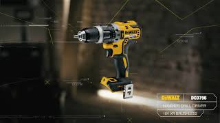 DEWALT DCD796 XR Brushless Combi Drill [upl. by Nalak]