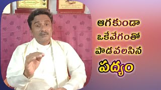 సీస పద్యం l అద్భుతమైన పద్యం l పద్యం దండకం లా ఎలా పాడాలో వినండి l [upl. by Akemot]