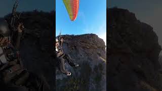 Canyon flight below Mount Timpanogos in Utah on a Powered Paraglider  Paramotor ￼ [upl. by Aihsenat]