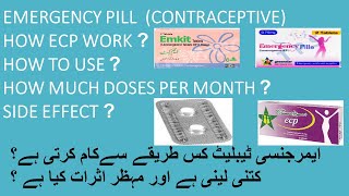 ECP CONTRACEPTIVE PILLS  LEVONORGESTREL  MOA  WHEN AND HOW MUCH TO TAKE AND ITS SIDE EFFECT [upl. by Atselec]