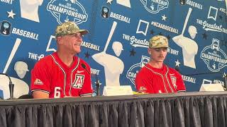 Chip Hale and Garen Caulfield postgame press conference following seasonending loss to DBU [upl. by Aiduan]