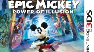 CGR Undertow  EPIC MICKEY POWER OF ILLUSION review for Nintendo 3DS [upl. by Orwin268]