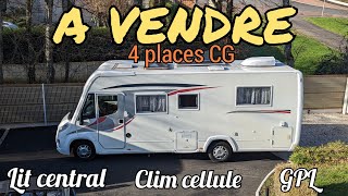 A vendre  un Intégral Sirius 3018 lit central clim cellule GPL 4 places à prix sympa [upl. by Eiralc718]