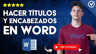 Cómo HACER TÍTULOS y ENCABEZADOS en WORD Según las Normas APA 6Ta Edición  📄 Hazlo así 📄 [upl. by Hermosa472]