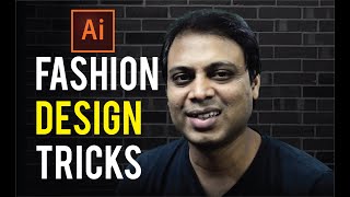 Fashion design Tricks and tips in Illustrator  हिंदी में [upl. by Ekihc]