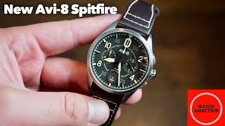 AVI 8 Spitfire 4089 MecaQuartz Chronograph Review [upl. by Odraner903]