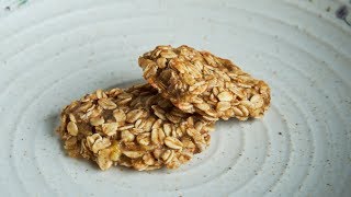 Banana Oats Cookies  4 Ingredients Vegan [upl. by Airrat]