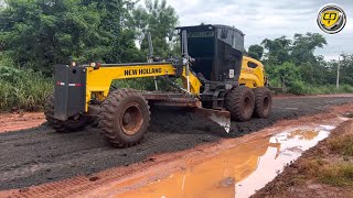 RG170B SÉRIE EVO RECUPERANDO RUAPatrolPatrolaMotoniveladoraRoad GraderMotor Grader GD655 [upl. by Nickles]