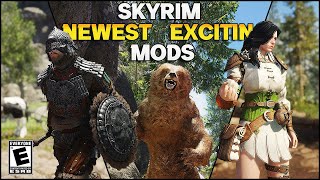 NEW BEST Skyrim Mods You Need To Try This September [upl. by Llertrac]