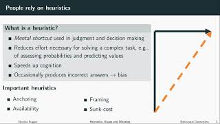 Behavioral Operations  Heuristics Biases and Mistakes 1 [upl. by Golding]