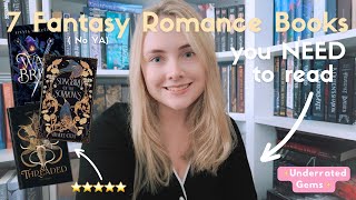 7 fantasy romance books that you NEED to read 💫 my new favourite romantasy recs 🩵📚 [upl. by Corb]