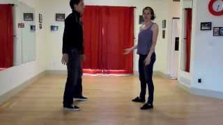 The Push Out  Swing Dance Aerial Breakdowns Lesson 16  Lindy Ladder [upl. by Hollyanne]