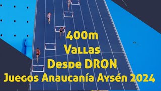 Atletismo 400m vallas femenino  Juegos Binacionales Araucanía Aysén 2024  Coyhaique [upl. by Laveen16]