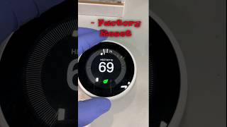 Google Nest Learning Thermostat  Setup Reset and Power off [upl. by Salchunas]