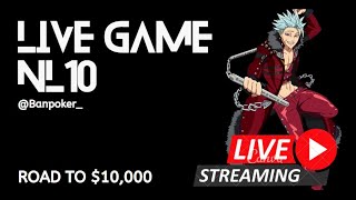 10NL  RUSHampCASH GGPoker  ROAD 10000 [upl. by Akerley]