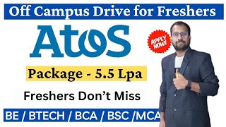 Atos Off Campus Hiring Announced For Freshers  Salary amp Eligibility  Volvo New Hiring [upl. by Alva]