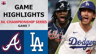 Atlanta Braves vs Los Angeles Dodgers Game 7 Highlights  NLCS 2020 [upl. by Imoyaba]