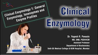 General Enzymology Isoenzymes and Enzyme Profiles Clinical Enzymology1 [upl. by Maurise]