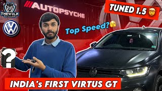 Stage 1 VW Virtus 15 GT DSG Tuned🚀 INDIA’S MOST AWAITED TUNE💪🏻 vw virtusgt tuned [upl. by Enajaras494]