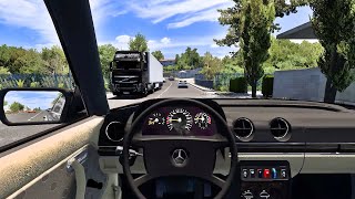 MercedesBenz 280E W123 1983  Euro Truck Simulator 2  Game Play [upl. by Farhsa]