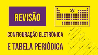 Configuração Eletrônica e Tabela Periódica  Revisão [upl. by Pavyer]