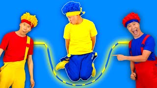 Jump Rope Challenge  D Billions Kids Songs [upl. by Fulmis]