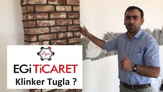 Klinker Tugla Ugulamasi Clinker tile installation [upl. by Deirdra]