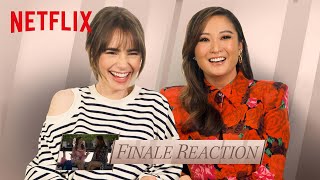 Lily Collins and Ashley Park Break Down the Emily in Paris S2 Finale  Finale Thoughts  Netflix [upl. by Eizeerb966]