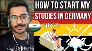 Step by Step Guide Masters in Germany Bengali  Bangla [upl. by Bluma568]