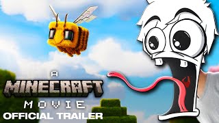 Stegi reagiert auf BRANDNEUEN Minecraft Film Trailer 😍😱 [upl. by Atnohsal327]