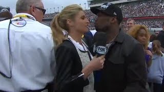 50 Cent awkward kiss with Erin Andrews [upl. by Gallagher724]